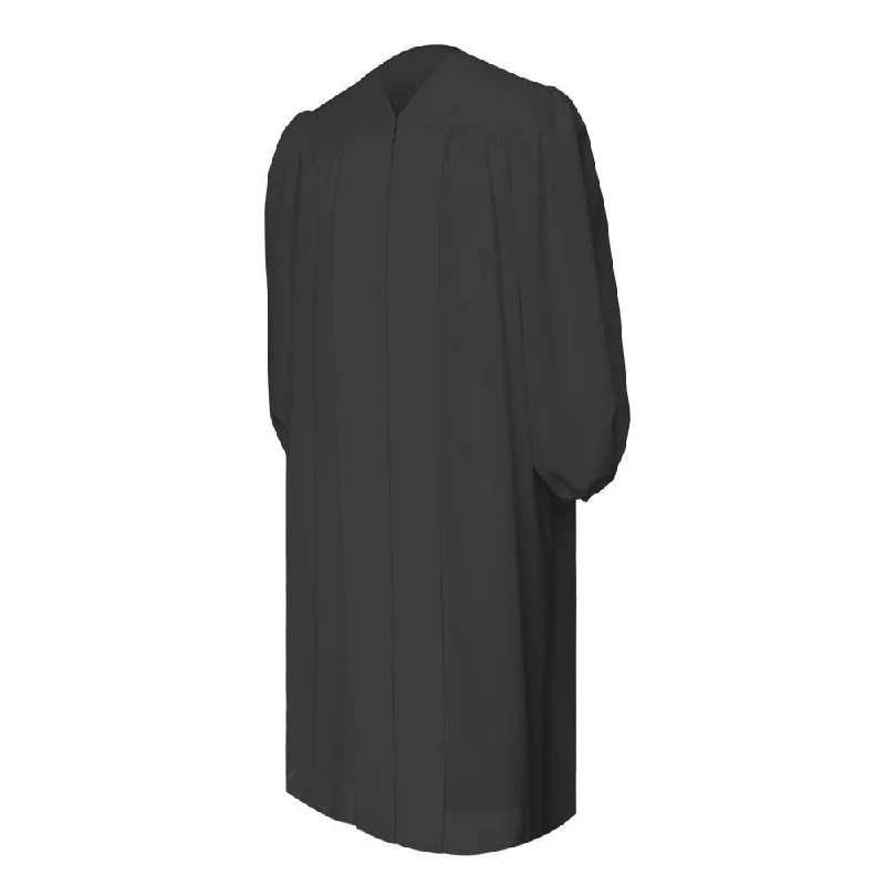 Premium Black Baptismal Robe