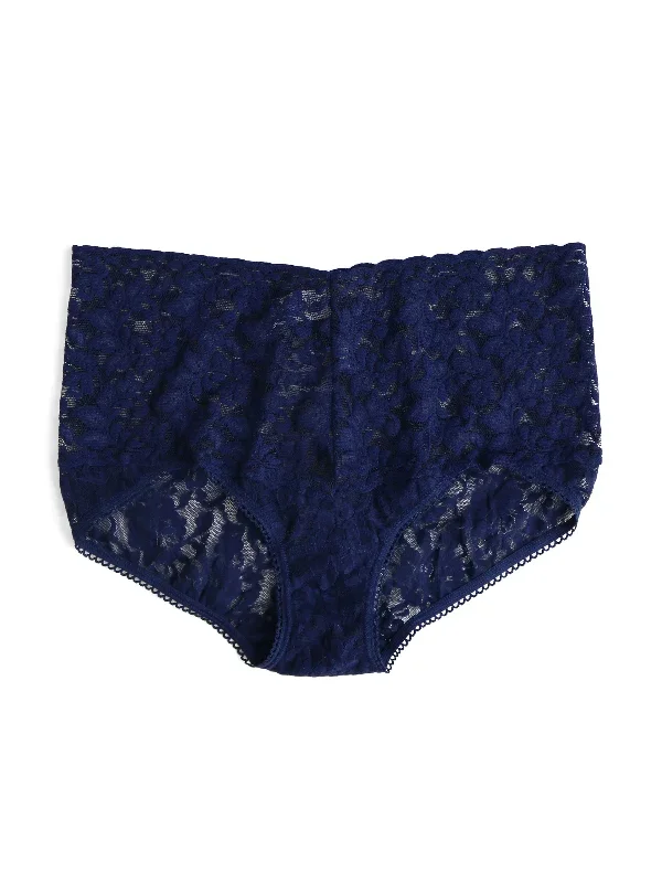 Retro Lace V-Kini Navy