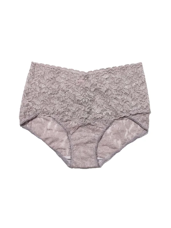 Retro Lace V-Kini Steel Grey