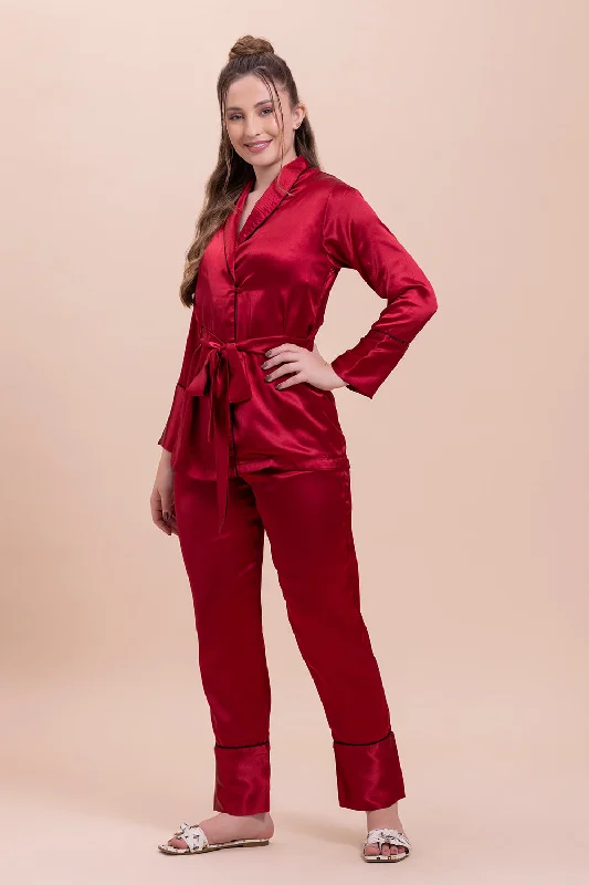 Satin Pj set with Robe