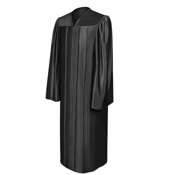 Shiny Black Choir Robe