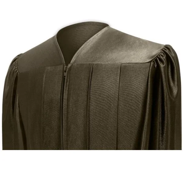 shiny-brown-choir-robe