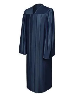 Shiny Navy Blue Choir Robe