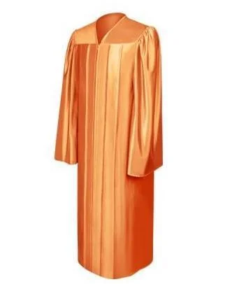 Shiny Orange Choir Robe