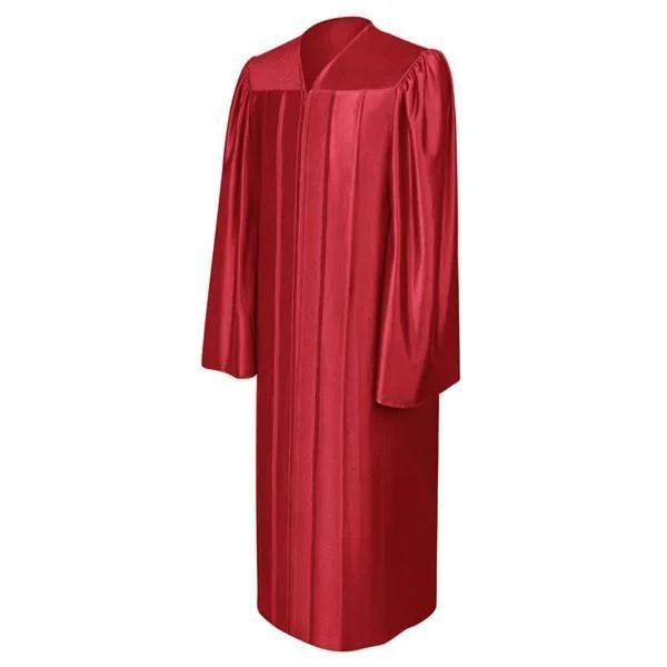 Shiny Red Choir Robe