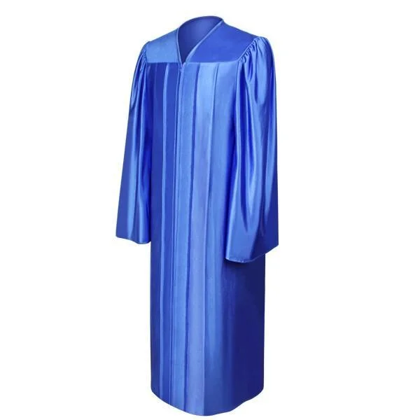 Shiny Royal Blue Choir Robe