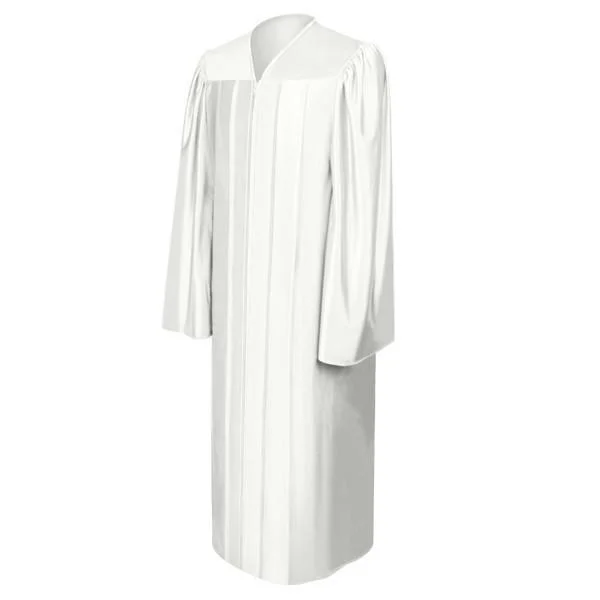 Shiny White Choir Robe