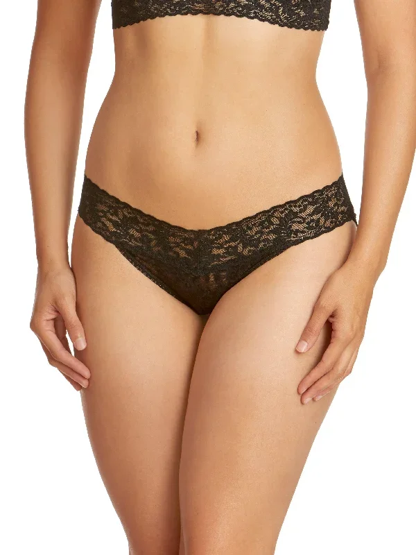 Signature Lace V-Kini Black